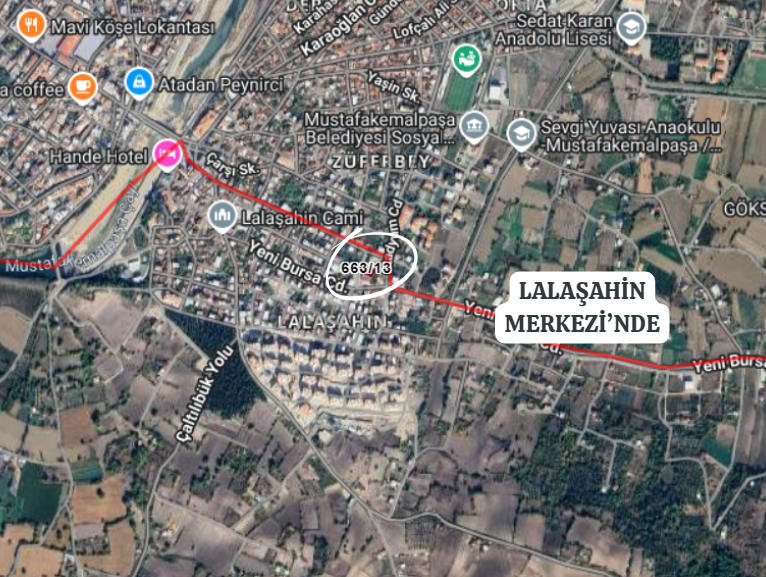 BURSA MUSTAFAKEMALPAŞA LALAŞAHİN'DE 409 M²  ARSA SATILIKTIR - BURSA MUSTAFAKEMALPAŞA fotoğraf 5